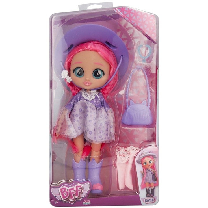 Papusa Cry Babies BFF Katie, 20 cm