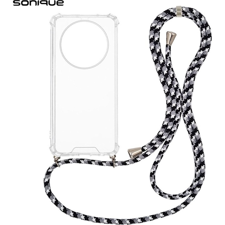 Husa telefon Sonique Armor Clear, antishock, TPU, Oppo Reno12 F 5G / Oppo Reno12 Fs 5G, multicolor