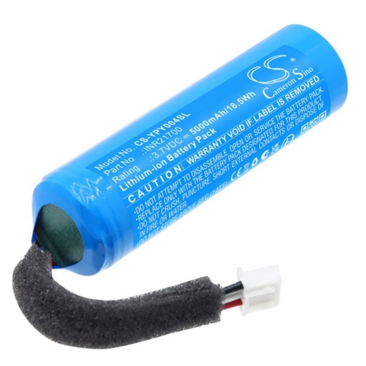 Cameron sino li-ion akkumulátor, 3.7v, 5000mAh, kompatibilis yoto inr21700 kék-vel