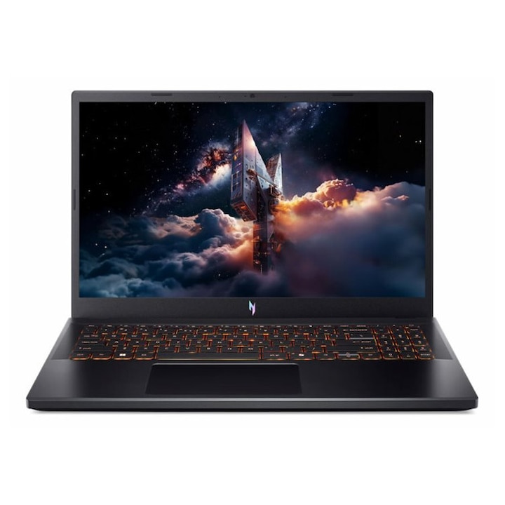 Лаптоп Acer Nitro V 15 ANV15-42-R1UL, NH.U31EX.008.8GB.250SSD, 15.6", AMD Ryzen 7 7445HS (6-ядрен), NVIDIA GeForce RTX 4050 (6GB GDDR6), 8 GB 5600 MHz DDR5, Черен