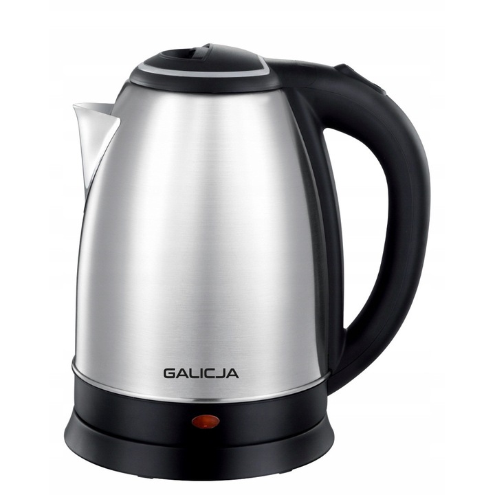 Fierbator electric Galicja, 1,8L, 1500W, inox, negru