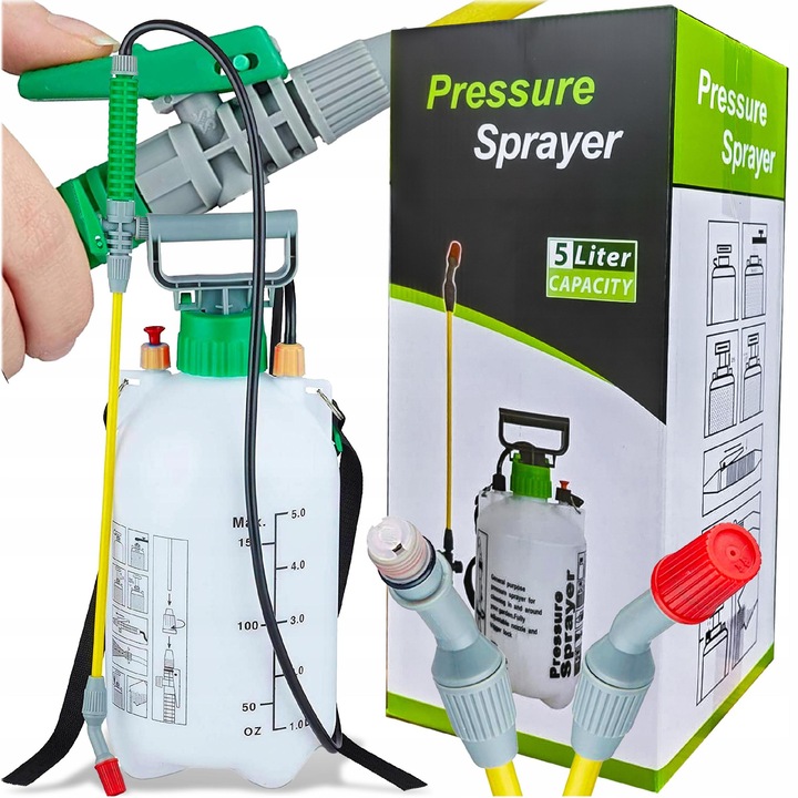 Pulverizator gradina, Matisto, 5L 3 Bar cu lanca lunga