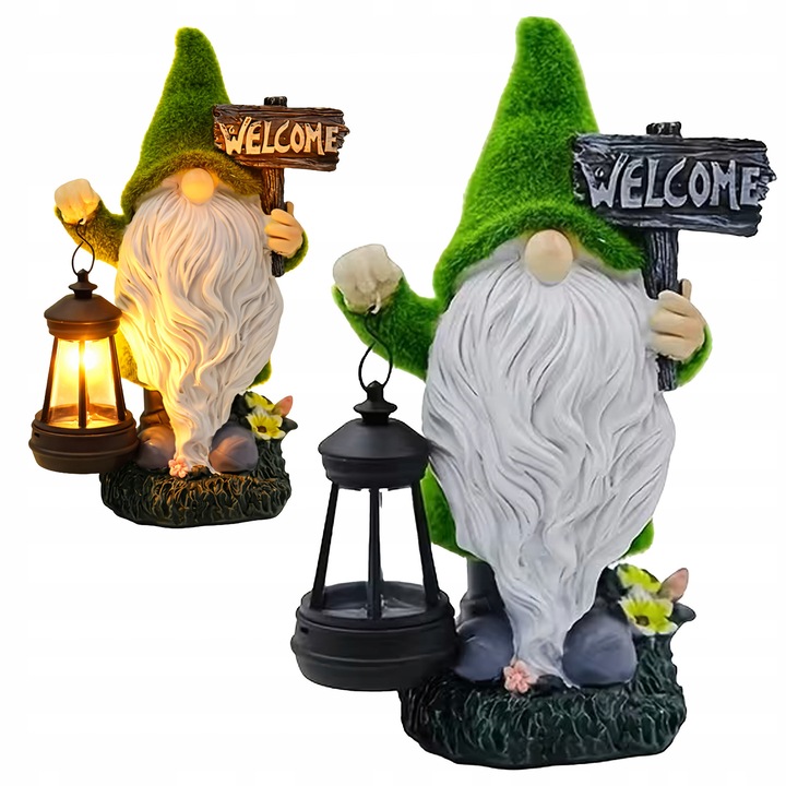 Lampa solara decorativa, Matisto, Pitic gradina 28cm LED cu senzor rasarit