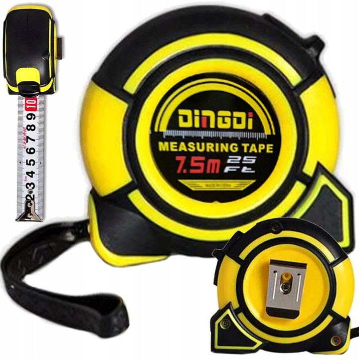 Ruleta Matisto 7,5m x 25mm, blocare, carcasa ABS, otel