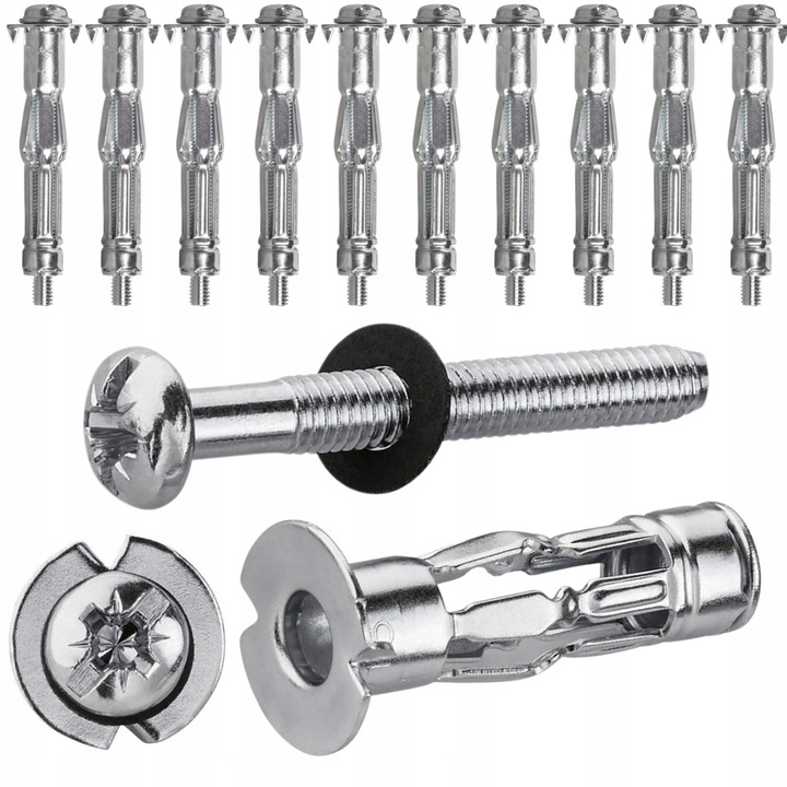 Dibluri metalice Molly, Matisto, 6x37mm set 10 buc