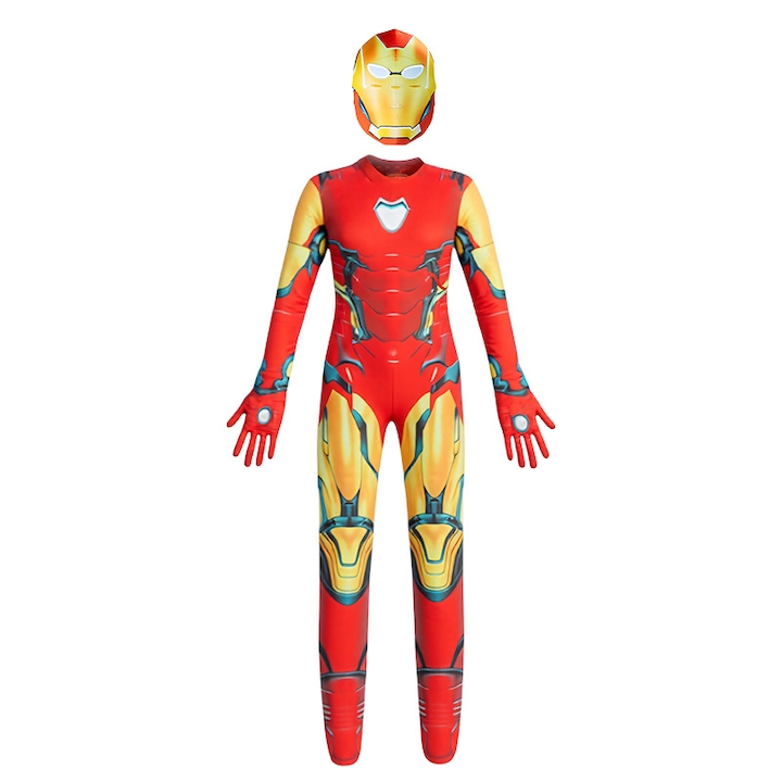 Costum de carnaval adult Iron Man, Spider-Man, 190cm