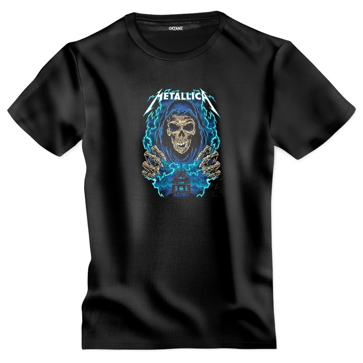 Tricou rock Metallica model 40 negru XL Oktane