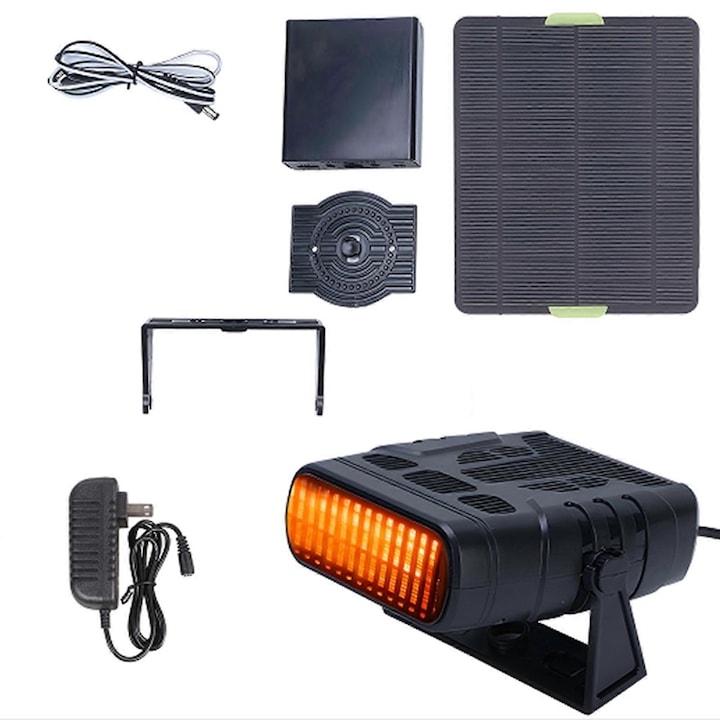 Incalzitor solar compact pentru adaposturi de pasari si animale de companie, multicolor