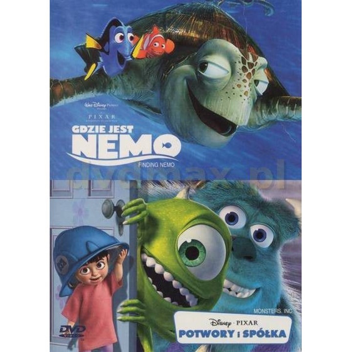 Gdzie jest Nemo / Potwory i spółka (Disney) [BOX] [3DVD]