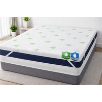 Topper Saltea Impermeabil/Aloe Vera, NufJoy®, 90x200 cm, 3, 5 cm grosime, Husa cu2 Fete, Fata Impermeabila si Fata Aloe Vera matlasata. cu fermoar, detasabila si lavabila