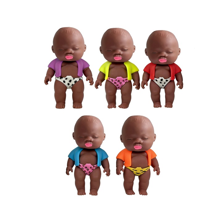 Set de 5 jucarii model Ugly Doll, jucarii anti stres, multicolor
