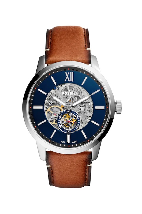 Ceas de Barbati Fossil - ME3154 Automatic, Design Modern si Acces de Mecanism Vizibil