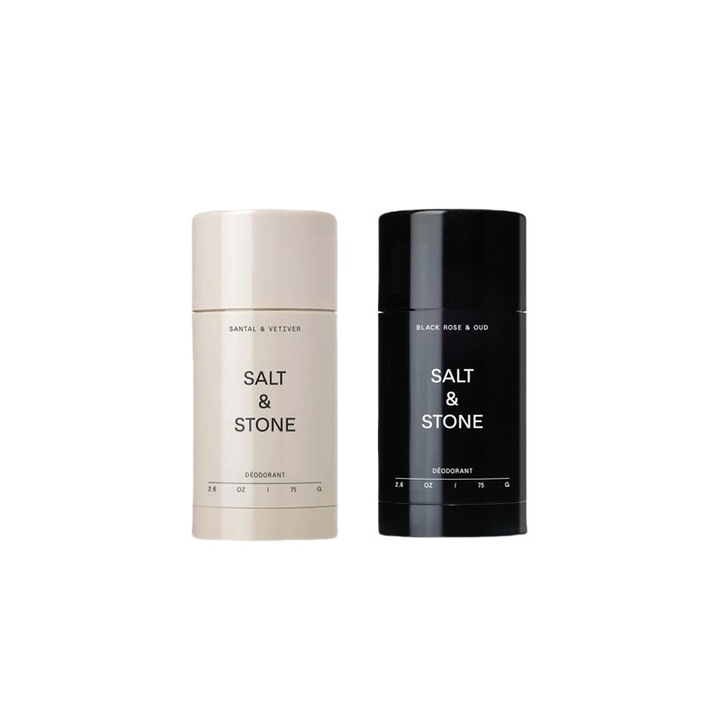 Set 2x Deodorant stick, note de santal si vetiver + note de trandafir negru si lemn, 75g