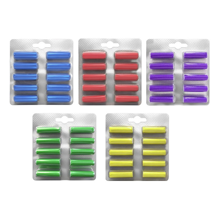 Banda parfumata pentru saci de praf aspiratoare, 10 buc, compatibila cu Vorwerk VK135/VK136/VK140/VK150, capacitate mare, miros proaspat