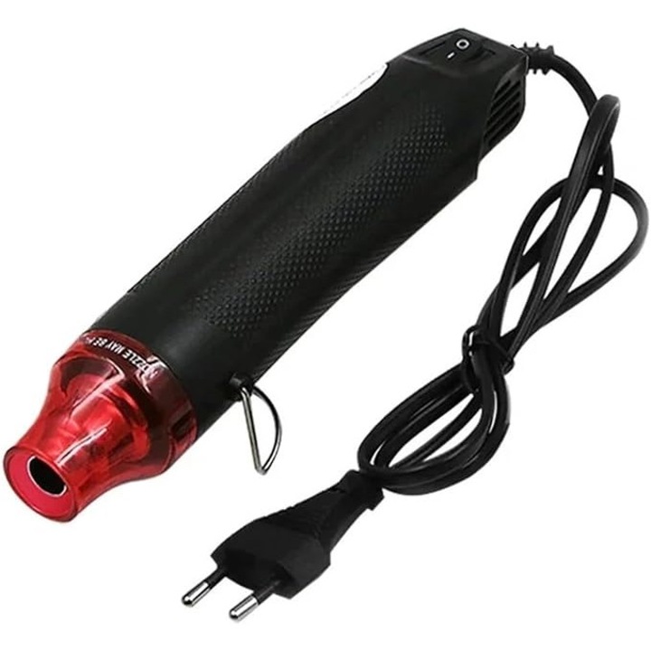 Pistol de lipit, 220V, pentru lucrari manuale, negru, set