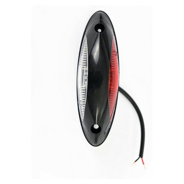 Lampa led de colt pentru autobuz/autocar 12v-24v alb+rosuProi