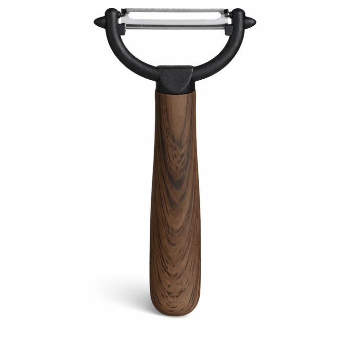 Decojitor ZANOX®, din Otel Inoxidabil, cu Maner din Plastic Textura Lemn, 12.5 cm