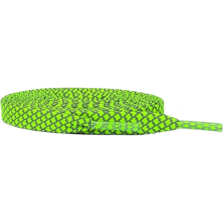 Siruri plate reflectorizante, set de 10 perechi, verde mar si gri, 0.35 in (9 mm)