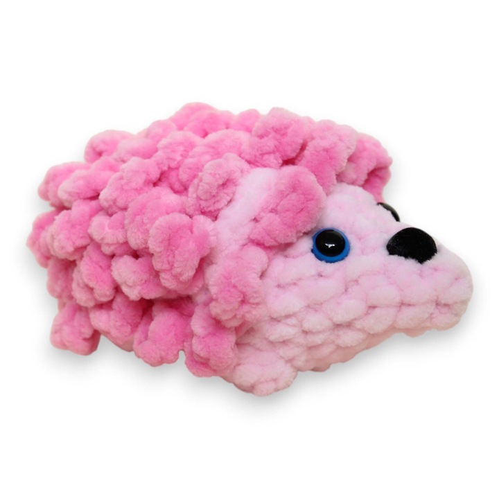 Jucarie arici crosetat din fir de plus, Mirinka, lucrat manual, 14 cm