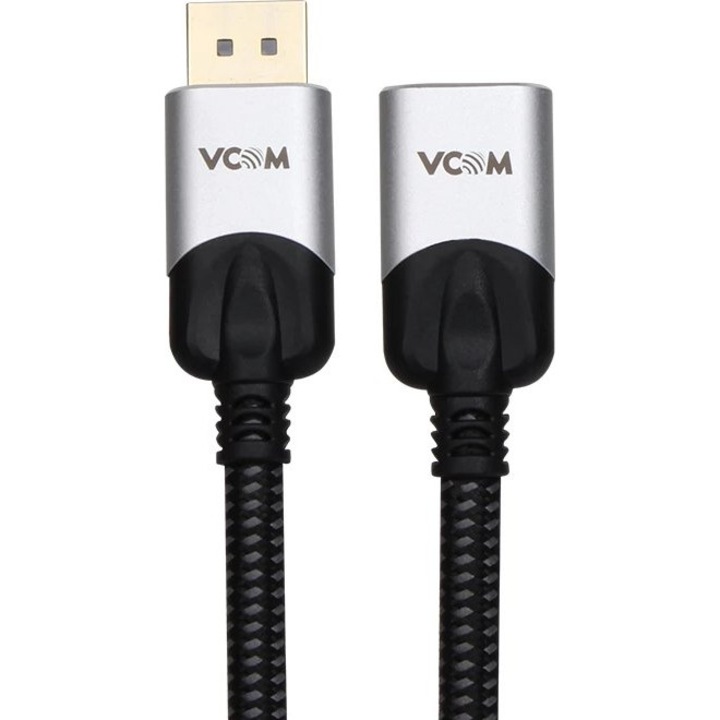 Extensie DisplayPort VCOM 1m, 8K, 32Gb/s, Negru