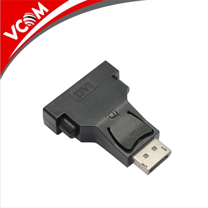 Adaptor VCom DisplayPort M / DVI F 24+5, negru