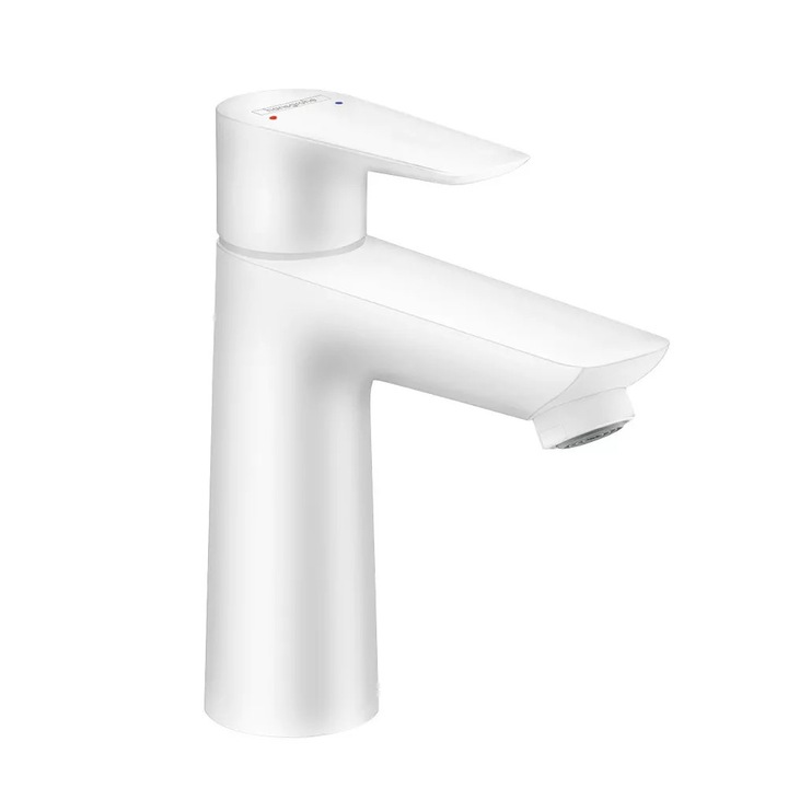 Hansgrohe Talis E mosdócsaptelep, M, 162 mm, hidegindítás, leeresztő szelep, matt, fehér, 71713700