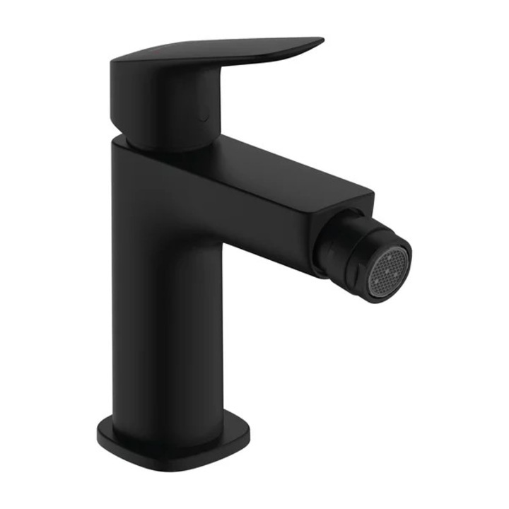 Baterie bideu Hansgrohe Logis 110 monocomanda negru mat