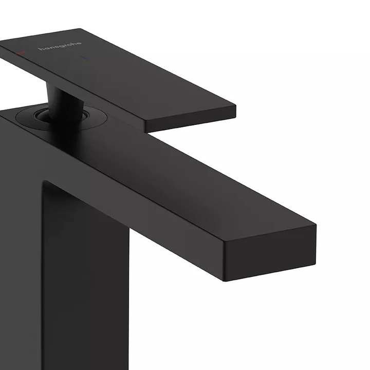 Hansgrohe Tecturis E mosdó csaptelep, M, 162 mm, hidegindítás, leeresztő szelep, matt, fekete, 73014670
