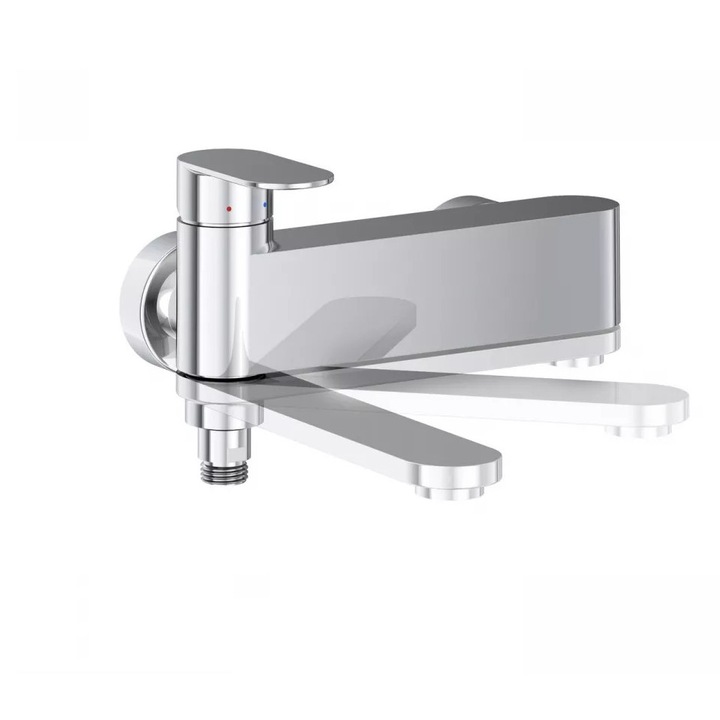 Смесител за вана Ravak Chrome II, стенен, хром, X070451