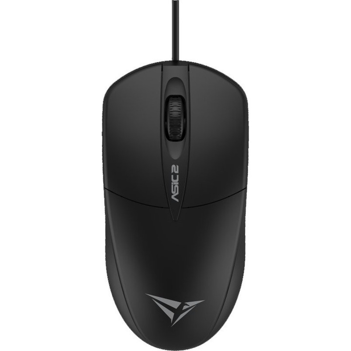 Mouse optic Alcatroz HR USB 1600 CPI, 2 butoane, negru, 59.5x117.6x27.8mm