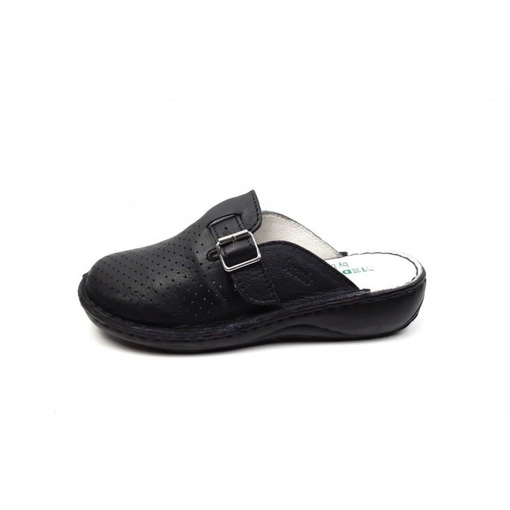 Saboti medicali dama Albi din piele naturala, Med-Line BR128N Marimea 40