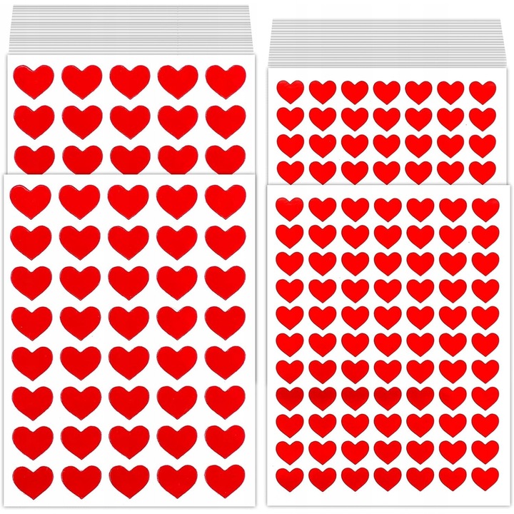 Set 500 Stickere 3D pentru Copii, 22 Foi cu Diverse Motive, Multicolor