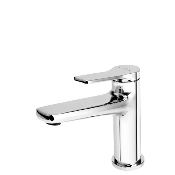 Baterie lavoar FDesign Seppia FD1-SPA-2-11, 3/8'', marimea M, monocomanda, ventil push to open, crom