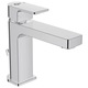 Смесител за умивалник Ideal Standard Edge A7101, 3/8'', размер M, едноръкохватков, керамична глава, метален изпразнител, хром
