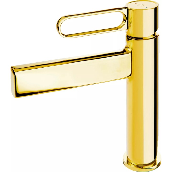 FDesin Zaffiro FD1-ZFR-2-55 mosdócsaptelep, 3/8'', M méret, egykaros, szelep, fényes, arany