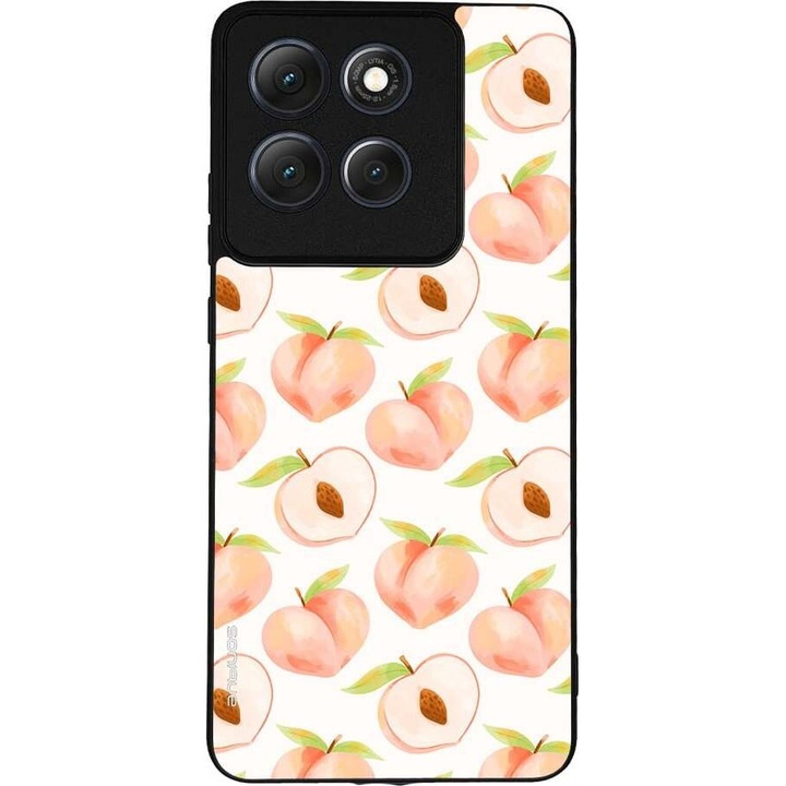 Husa telefon Sonique Fruit Series, pentru Motorola Moto G86 5G, silicon, imprimeuri cu fructe, rosu