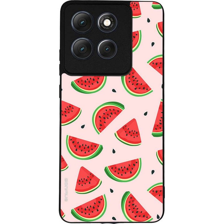 Husa telefon Sonique Fruit Series, imprimeu fructe, silicon, multicolor, pentru Motorola Moto G86 5G
