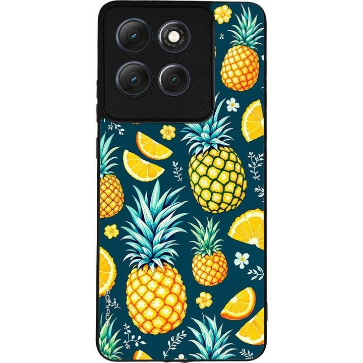 Husa telefon Sonique Fruit Series, Ananas, silicon, multicolor, pentru Motorola Moto G86 5G
