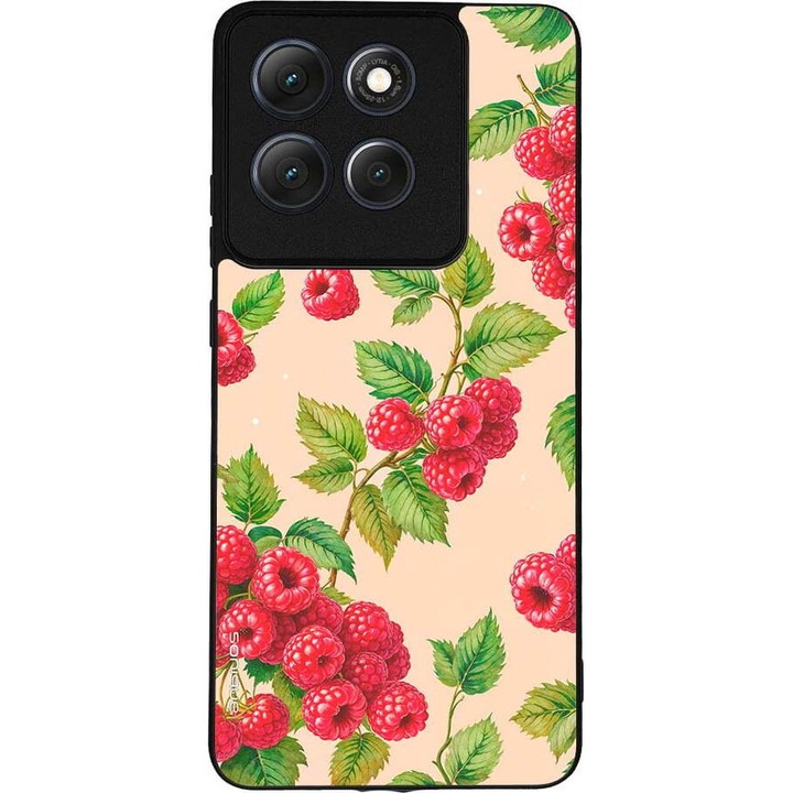 Husa telefon Sonique Fruit Series, pentru Motorola Moto G86 5G, silicon, imprimeu fructe, multicolor