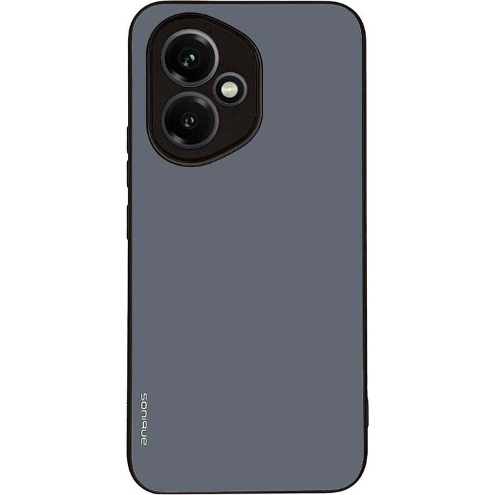 Husa telefon Sonique ColorBloc Series, silicon, antisoc, albastru, pentru Honor 400 5G