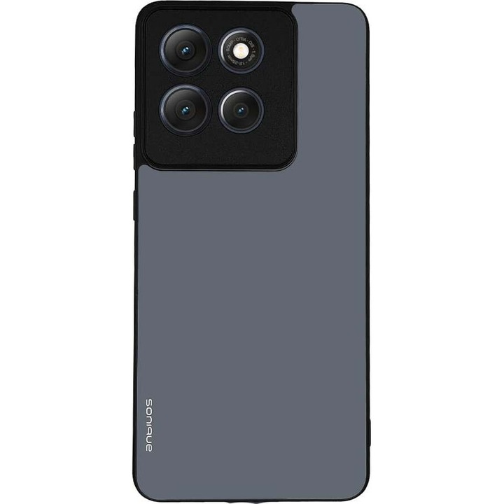 Husa telefon Sonique ColorBloc Series, protectie antisoc, silicon, albastru, pentru Motorola Moto G86 5G
