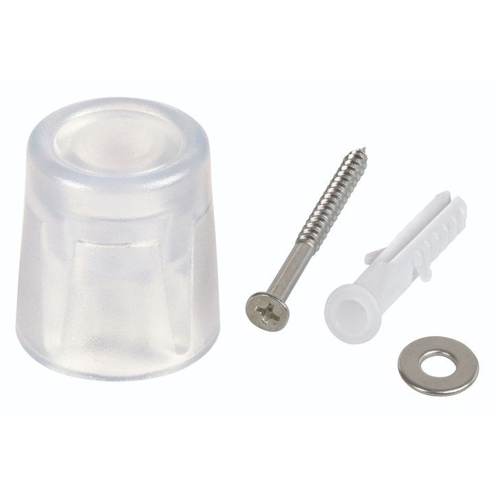 Прозрачен ограничител за врата, винт 26 мм