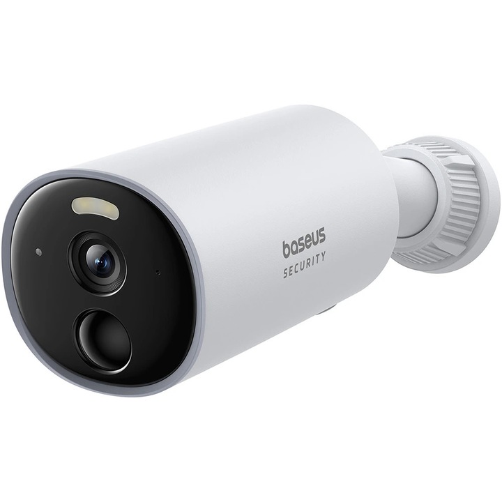 Камера IP Wireless BASEUS B1, 2K, 1296 p, IR, Нощно виждане, бял