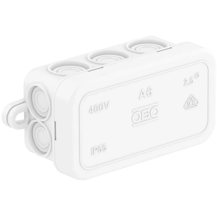 Doza derivatie OBO, aparent, IP55, 80 x 43 x 34mm