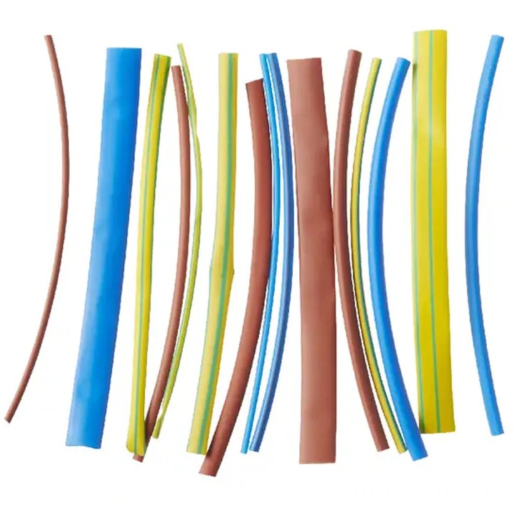 Tub termocontractabil DIALL 100590425, 15buc, colorat