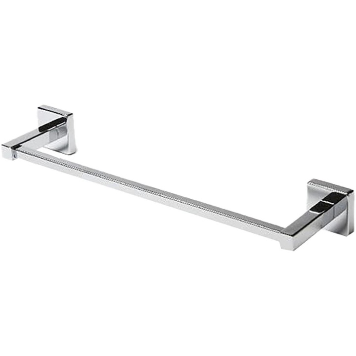 Alessano GOODHOME törölközőtartó, 43.5 x 5.2 x 8.8 cm, acél, ezüst