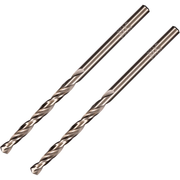 Burghiu metal Erbauer M35, 3.5 x 70 mm, 2 bucati