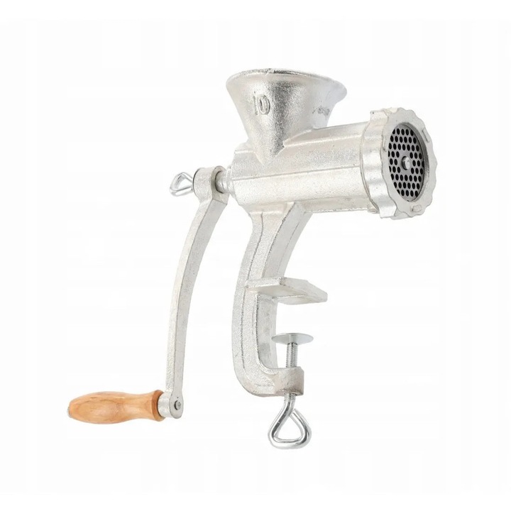 Masina manuala de tocat carne, din fonta, surub de prindere, nr.10, JollyMag, MAH1656