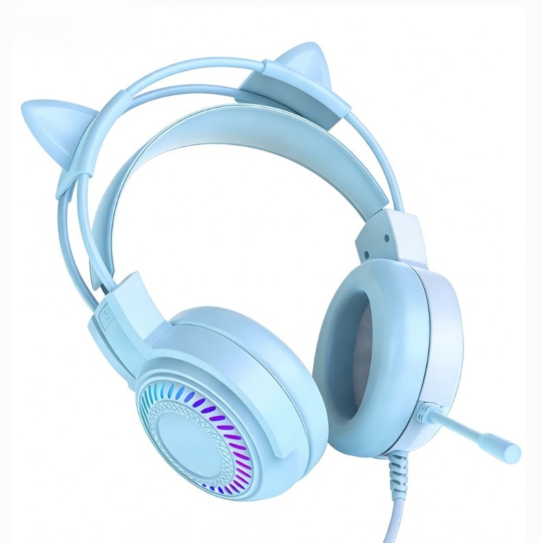 Casti PC, 7.1-channel, audio spatial, design confortabil, multicolor ...