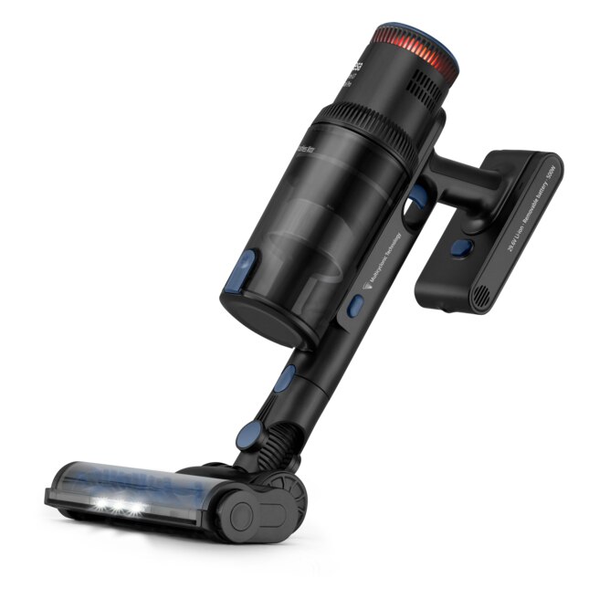 Aspirator Ufesa U7 Digital Pro, Baterie Detasabila 25.9V, Autonomie Record 80 minute, 500W, Tehnologie Multi-Cyclone, Negru